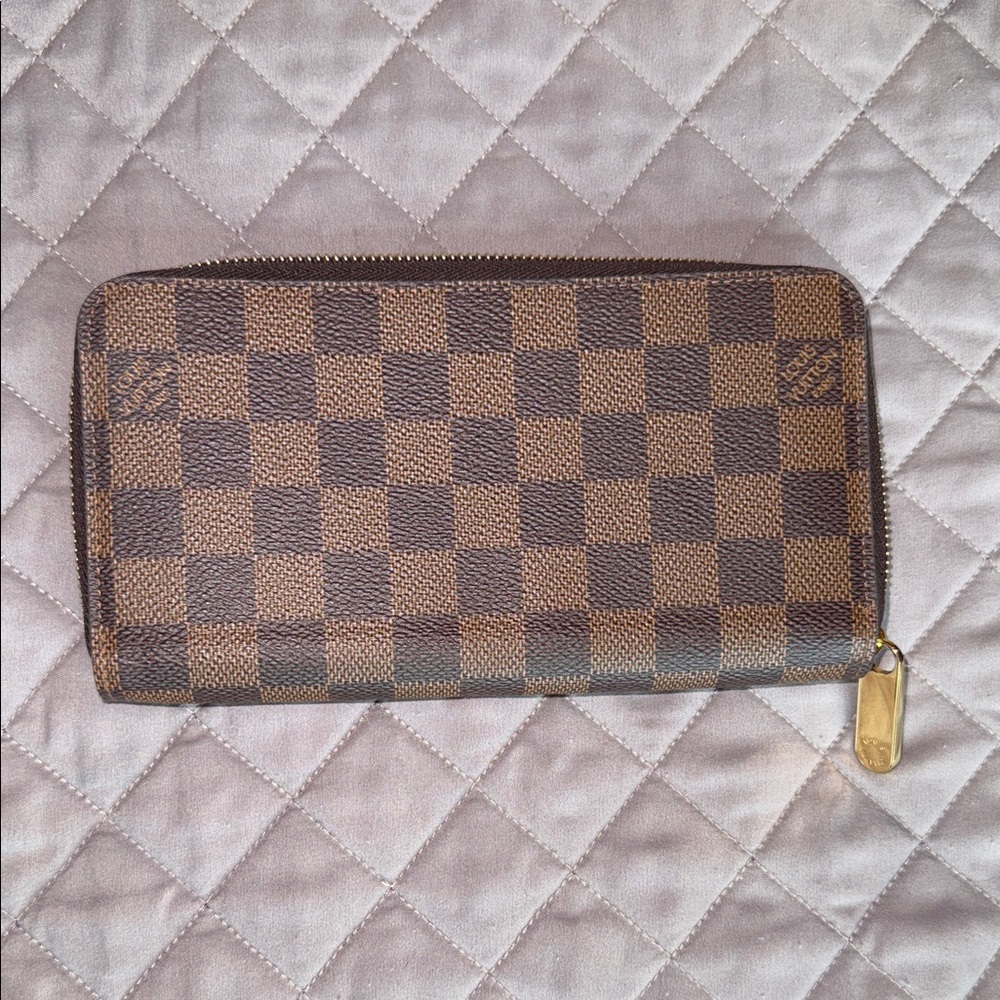 Louis Vuitton Brown Checkered Wallet
